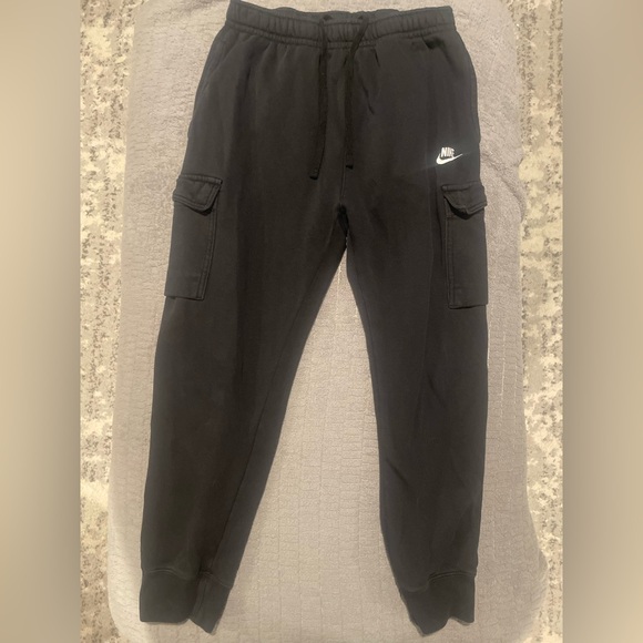 Nike Other - Nike Black Cargo Joggers Size Medium